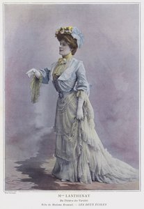 Adeline Lanthenay som Madame Breneuil i Les Deux Ecoles (färgad bild)